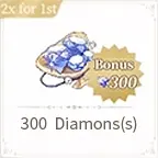 300 diamonds