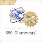 680 diamonds