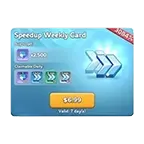 Speedup Weekly Card