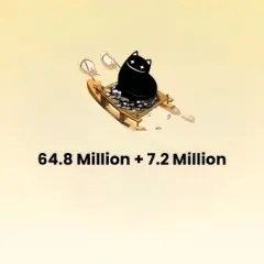 64.8 Million + 7.2 Million Zeny