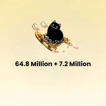 64.8 Million + 7.2 Million Zeny