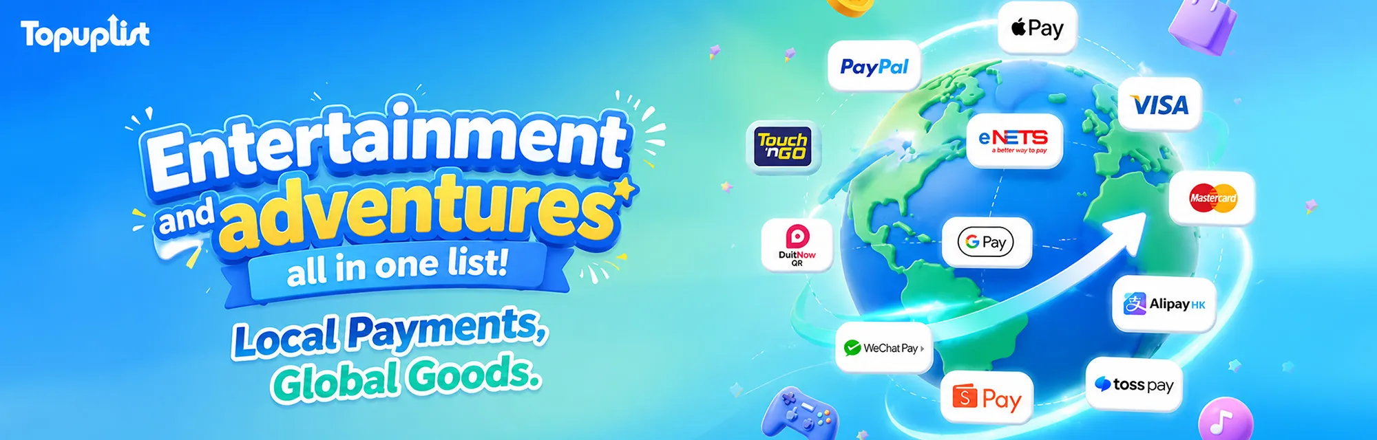 Topuplist banner