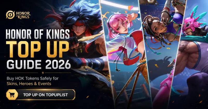 Honor of Kings Top Up Guide 2026: Buy HOK Tokens Safely & Instantly