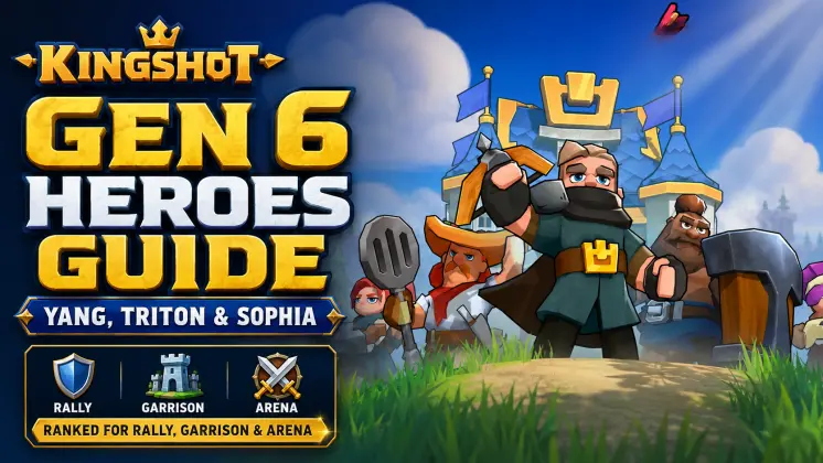 Kingshot Gen 6 Heroes Guide: Yang, Triton and Sophia Ranked for Rally, Garrison and Arena