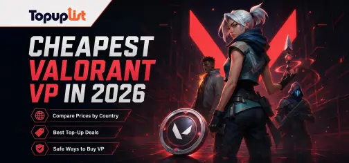 Cheapest Valorant VP in 2026: Global Price Comparison by Country & Best Top Up Deals