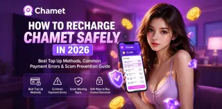 Cara Selamat Recharge Chamet pada 2026: Kaedah Top Up Terbaik, Ralat Pembayaran Biasa & Panduan Pencegahan Penipuan