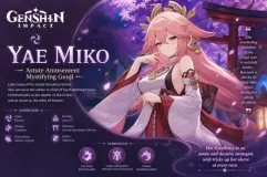 Panduan Build Yae Miko Genshin Impact: Artifak, Senjata, Pasukan, Bakat & Bahan Terbaik