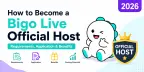 Como se tornar um host oficial do Bigo Live em 2026: requisitos, inscrição e benefícios