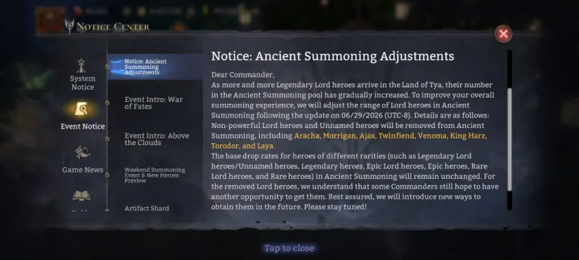 Watcher of Realms Ancient Summoning Update Explained: Why Players Are Saving Crystals Before June 29