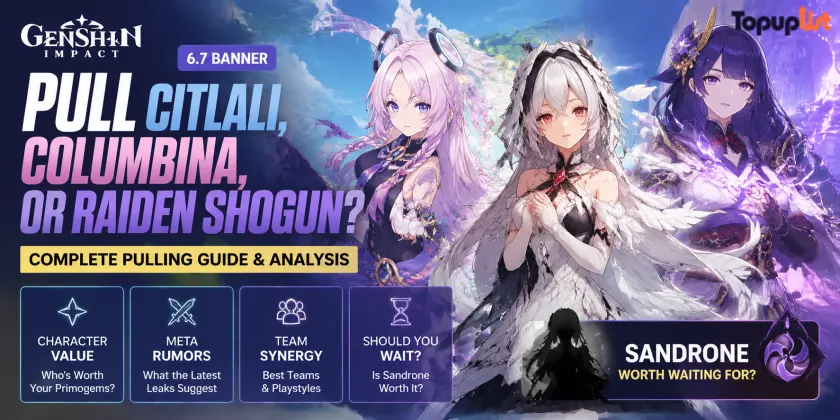 原神 6.7 卡池抽取指南：該選擇 Citlali、Columbina，還是 Raiden Shogun？