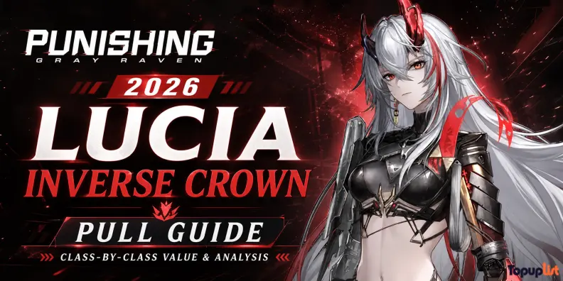 Punishing Gray Raven 2026: Lucia: Inverse Crown를 뽑을 가치가 있을까? 클래스별 완벽 가이드 및 가치 분석