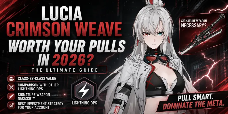 Punishing Gray Raven 2026: Lucia: Crimson Weave는 뽑을 가치가 있을까? 클래스별 완벽 가이드 및 가치 분석