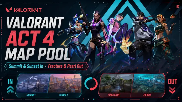 VALORANT 第 4 章地圖池：Summit 與 Sunset 登場