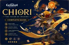دليل بناء Chiori في Genshin Impact – أفضل الآثار والأسلحة والفرق