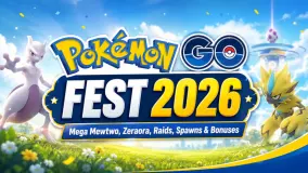دليل Pokémon GO Fest 2026 العالمي: Mega Mewtwo وZeraora والغارات والظهورات والمكافآت
