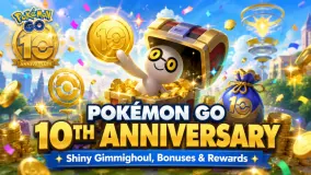 دليل الذكرى السنوية العاشرة لـ Pokémon GO: Shiny Gimmighoul والمكافآت