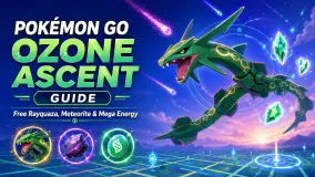 دليل Pokémon GO لحدث Ozone Ascent: Rayquaza مجاني، Meteorite وMega Energy