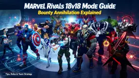 دليل طور 18v18 في Marvel Rivals: شرح طور Bounty Annihilation