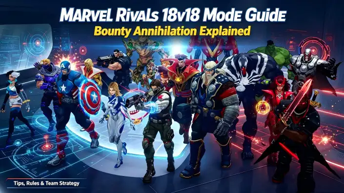 Marvel Rivals 18대18 모드 가이드: Bounty Annihilation 완벽 해설