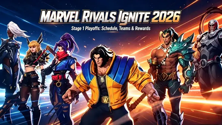 Marvel Rivals Ignite 2026 Stage 1 季後賽：賽程、隊伍與獎勵