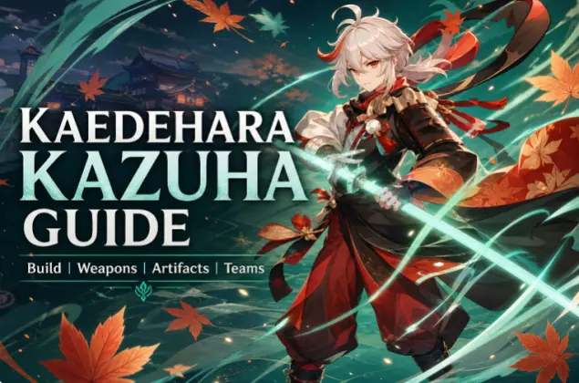 Kaedehara Kazuha Genshin Impact Build Guide - Best Artifacts, Weapons & Teams