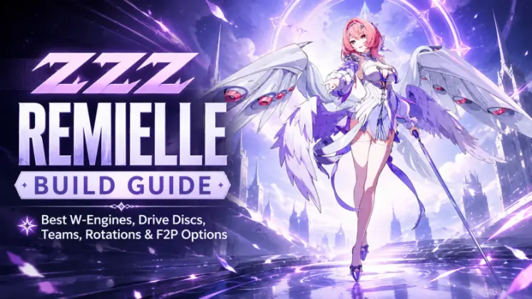 ZZZ Remielle 培養指南：最佳 W-Engine、驅動盤、隊伍搭配、輸出循環與 F2P 選擇