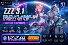 تاريخ إصدار ZZZ 3.1، اللافتات، Remielle أم Sigrid، المكافآت وخطة السحوبات