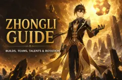 دليل بناء Zhongli في Genshin Impact - أفضل الآثار والأسلحة والفرق