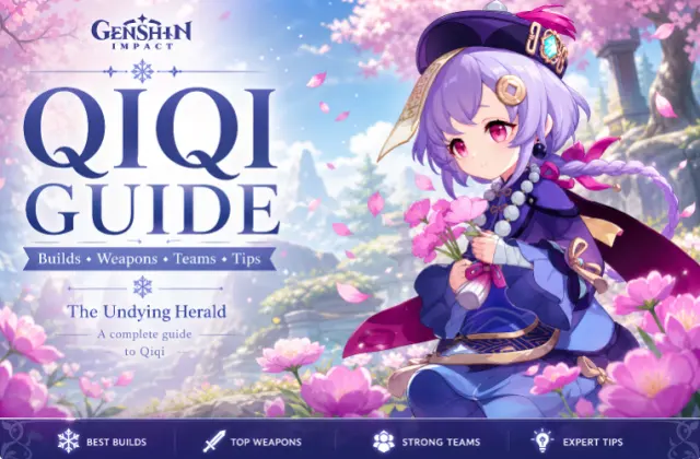 Qiqi Genshin Impact Build Guide - Best Artifacts, Weapons & Teams