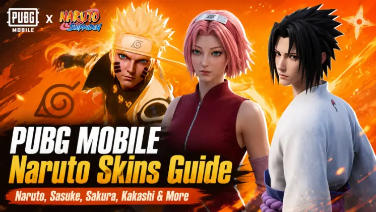 PUBG MOBILE Naruto Skins Guide: Naruto, Sasuke, Sakura, Kakashi & More