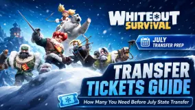 تذاكر انتقال Whiteout Survival في يوليو: دليل انتقال الولاية