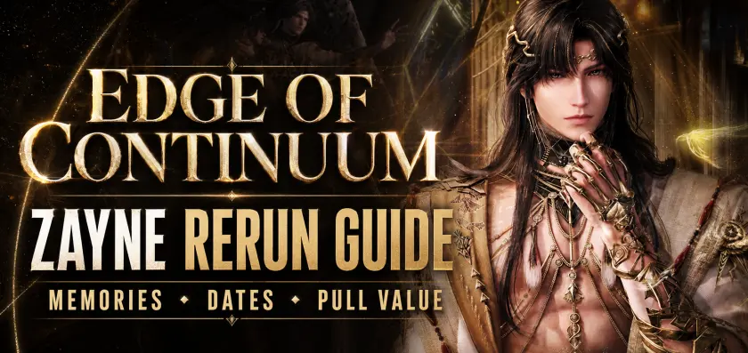 Love and Deepspace Edge of Continuum Rerun Guide: Zayne Memories, Dates & Is It Worth Pulling?