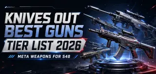 قائمة تصنيف أفضل الأسلحة في Knives Out لعام 2026: أسلحة الميتا لموسم S48