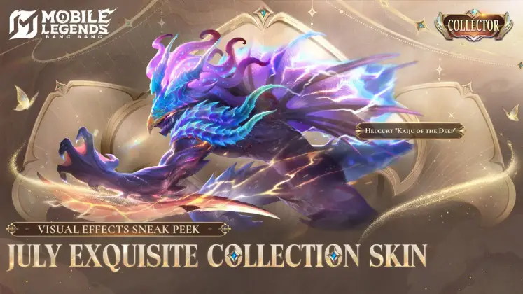 MLBB July Exquisite Collection Guide: Helcurt Kaiju of the Deep & Draw Discounts