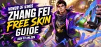 Honor of Kings Zhang Fei Free Skin Guide: Wish Coins, Missions & Claim Deadline