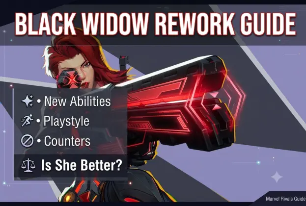 Black Widow Rework Guide: New Abilities, Playstyle, Counters & Is She Better Now?