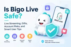 هل Bigo Live آمن؟ البث المباشر والهدايا ومخاطر الحساب ونصائح ذكية للمستخدمين