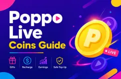 دليل عملات Poppo Live: الهدايا، مشكلات إعادة الشحن، أرباح المضيفين، ونصائح الشحن الآمن