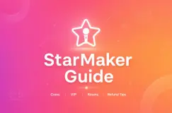دليل شحن StarMaker والاشتراك: العملات، VIP، غرف الغناء، ونصائح استرداد الأموال
