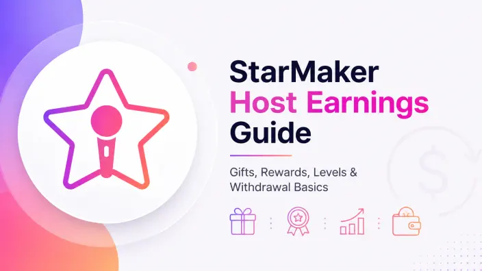 StarMaker Host Earnings Guide: Gifts, Rewards, Levels & Withdrawal