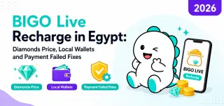 BIGO Live Recharge in Egypt: Diamonds Price, Local Wallets and Payment Failed Fixes