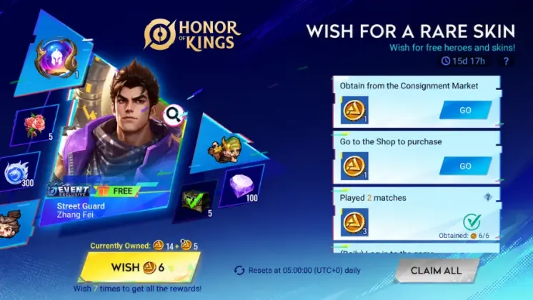 Honor of Kings Wish Coins Guide: How to Get More Wish Coins and Use Them Efficiently