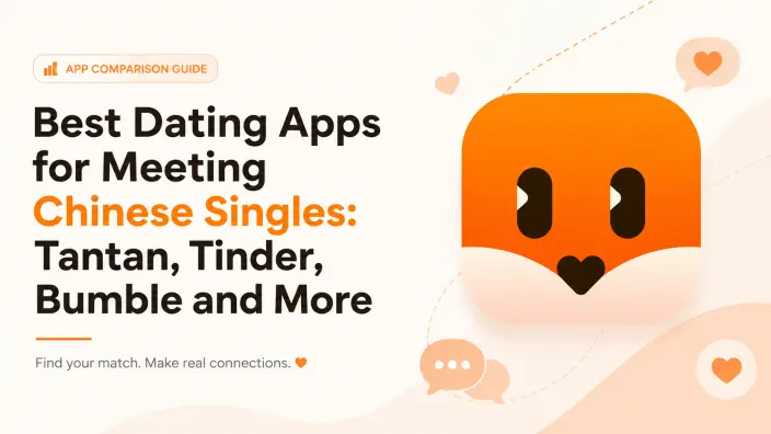 Best Dating Apps for Chinese Singles: Tantan, Tinder & More