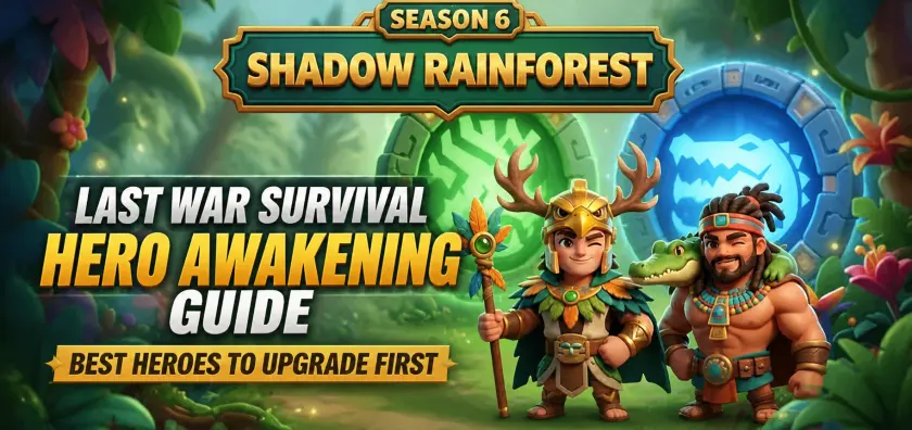 Last War Survival Hero Awakening Guide: Best Heroes to Upgrade First in Season 6