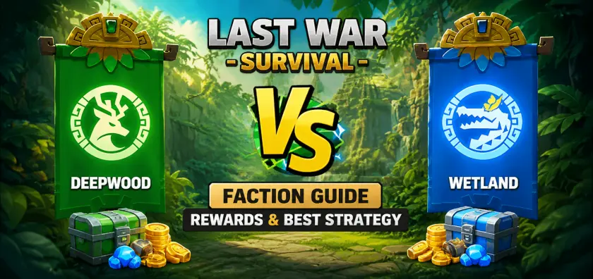 Last War Survival Faction Guide: Deepwood vs Wetland, Rewards and Best Strategy