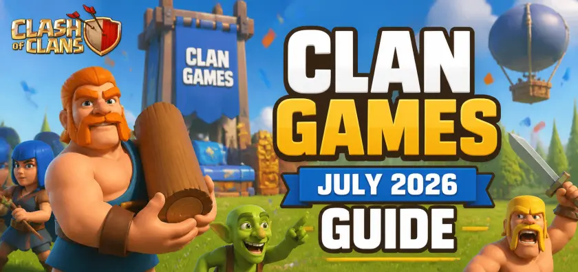 Clash of Clans Clan Games July 2026 Guide: Best Rewards to Pick and Max Points Fast