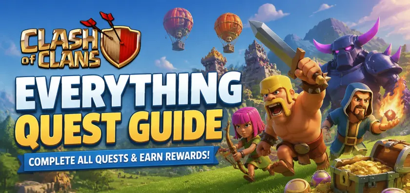 Clash of Clans Everything Quest Guide: Best Upgrades for Gold, Elixir and Dark Elixir Discounts