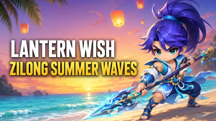Magic Chess Go Go Lantern Wish Guide: How to Get Zilong Summer Waves