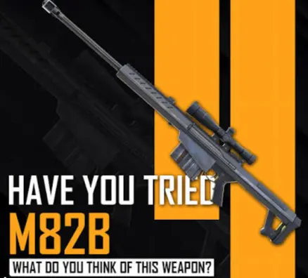 Le M82B Recalque vaut-il des Diamants dans Free Fire Brésil ? Test d'utilisation de l'arme, suppression du pool et règles de sortie