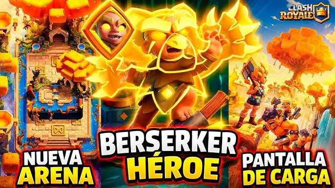 Aperçu des nouveaux héros de Clash Royale : Berserker gratuit et Valkyrie du Pass Royale